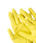 rubber gloves